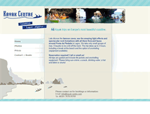Tablet Screenshot of kayak-centre.com